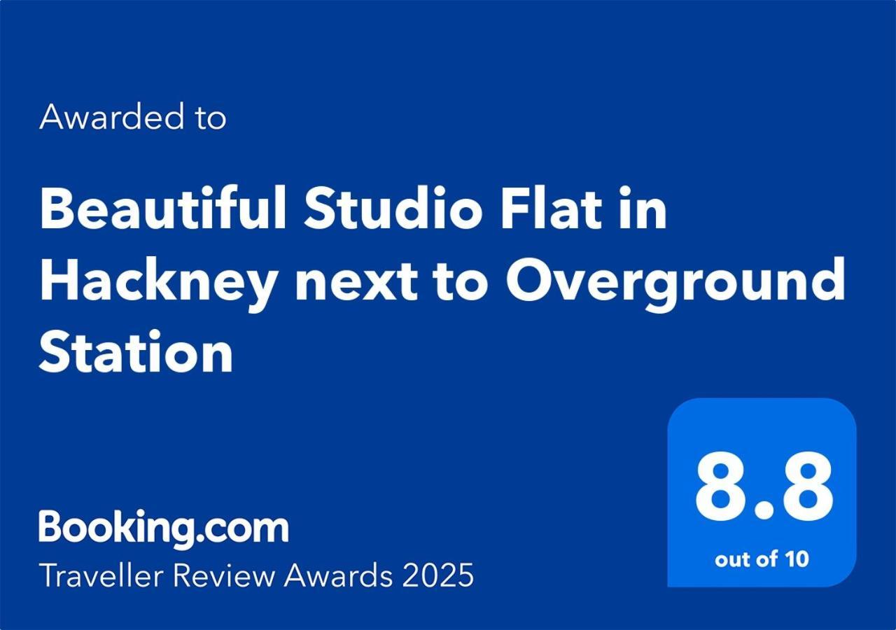 Beautiful Studio Flat In Hackney Next To Overground Station London Eksteriør bilde